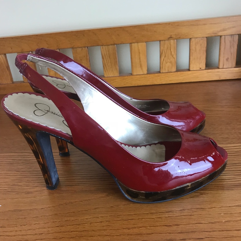 Jessica Simpson Red High Heels